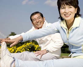 運動前